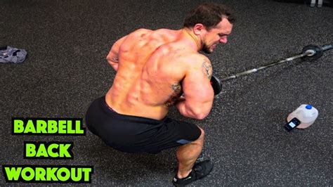 Intense 5 Minute Barbell Back Workout - YouTube