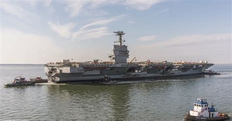 US Navy next generation aircraft carrier John F. Kennedy CVN 79 reaches new milestone | World ...