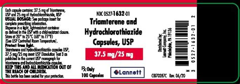 Triamterene And Hydrochlorothiazide Information, Side Effects, Warnings ...