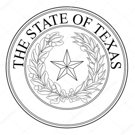 The State Of Texas Seal Stock Vector Image by ©BigAlBaloo #86426110