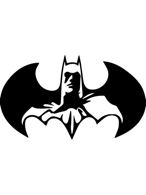 Free printable Batman stencils and templates