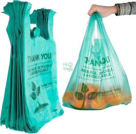 Eco Grocery Biodegradable Plastic Reusable Supermarket Shopping Bags M - QINGDAO BEAUFY GROUP