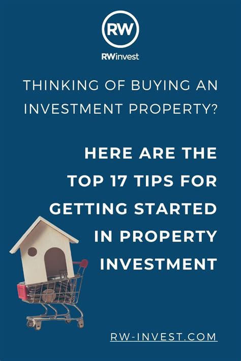 17 Tips for Getting Started in Property Investment | RWinvest | Investment property, Buying ...