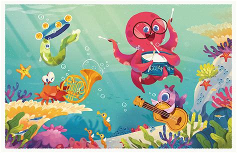 The Ocean Band | Illustration :: Behance