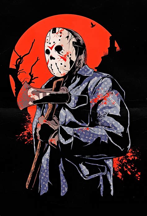 Friday The 13th: Jason Voorhees Custom Poster Fan Art NEW | Etsy