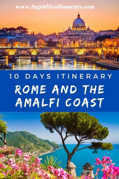 10 Day Rome and Amalfi Coast Itinerary