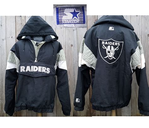 Sale > raiders starter pullover jacket > in stock