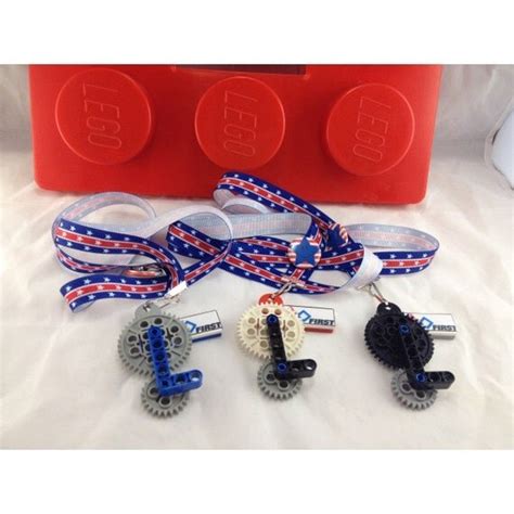 First LEGO League Participant Medal and Lanyard by brickablocks