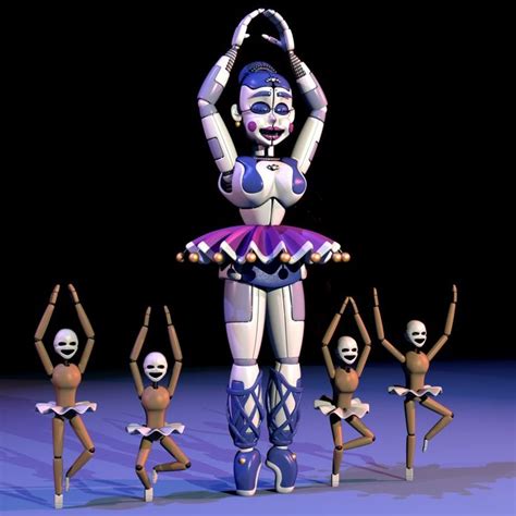 Ballora and the Minireena's by https://www.deviantart.com/endyarts on ...