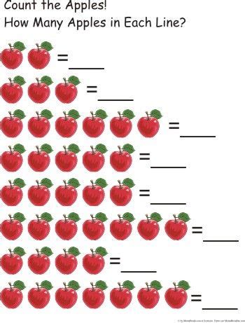 download the counting apples worksheet here http www 4shared com get ... | Projects for the ...