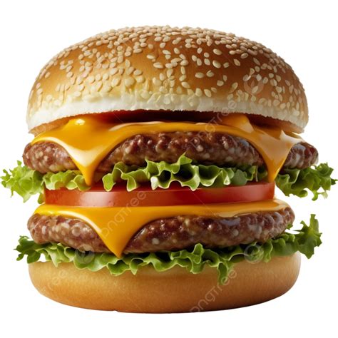 Juicy Burgers With A Transparent Background, Burger, Transparent ...