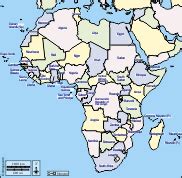 Africa: free map, free blank map, free outline map, free base map : coasts, latitude (white)