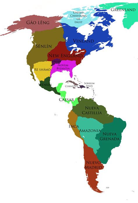 Map Of Americas