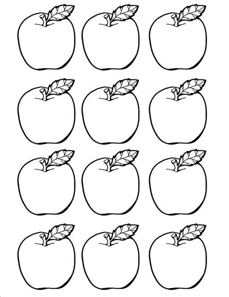 Small Printable Apples - Printable Word Searches