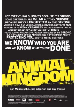 Animal Kingdom (2010) Movie Trailer Posters and Synopsis