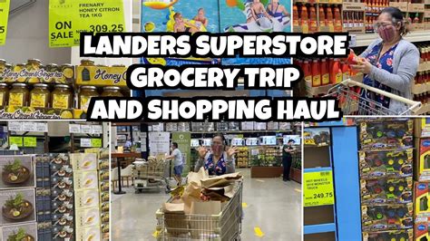 LANDERS SUPERSTORE GROCERY TRIP AND HAUL - YouTube