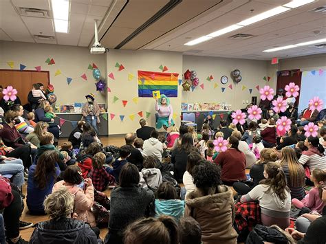 At Olney Library Drag Story Hour, Community Volunteers Shield Families from Protestors ...