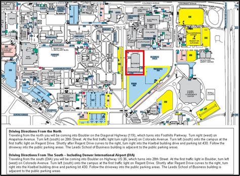 Cu Boulder Visitor Parking Map - Maps : Resume Template Collections # ...