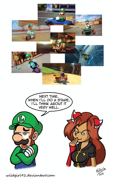 Luigi's Death Stare by WildGirl91 on DeviantArt