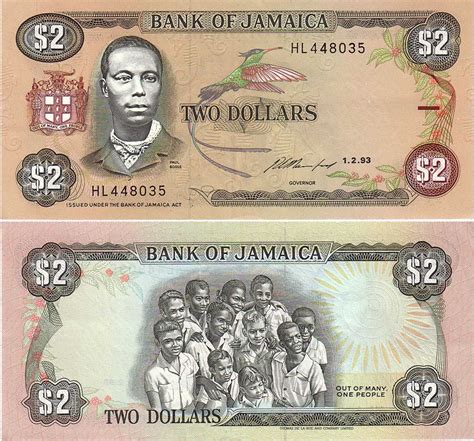 Jamaica Money | Jamaica Paper Money Collection | Billet de banque, Jamaique, Billet