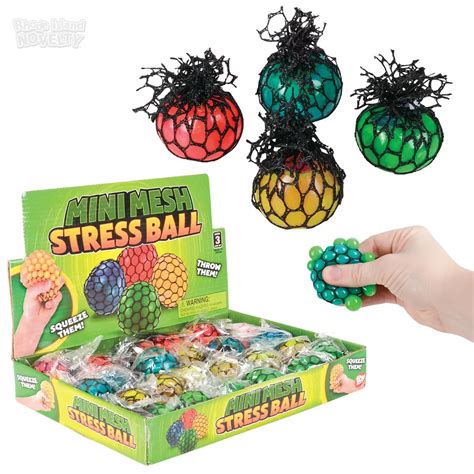 Mini Mesh Stress Ball 1.5"