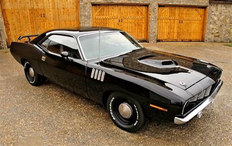 1971 Plymouth Cuda Hemi Triple Black | Hemi cuda, Plymouth cars ...