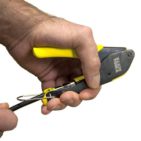 Compact Compression Crimper, F-Connector - VDV212-008-SEN | Klein Tools ...