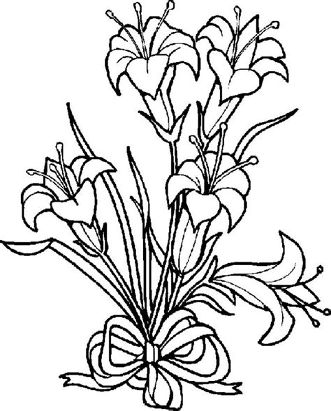 Coloring Now » Blog Archive » Flower Coloring Pages