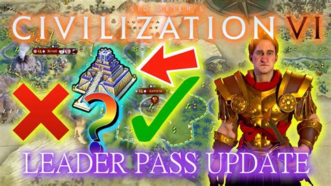 GETTING THE ETEMENANKI? Civ 6 Leader Pass | DLC Update 2022 | New Leader + UI Mods Julius Caesar ...