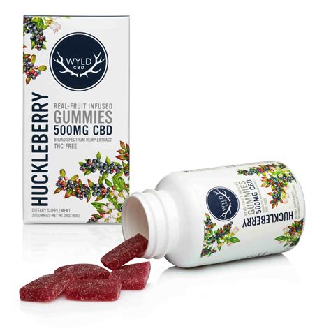 Wyld CBD Gummies - 500mg - Natures Health and Body