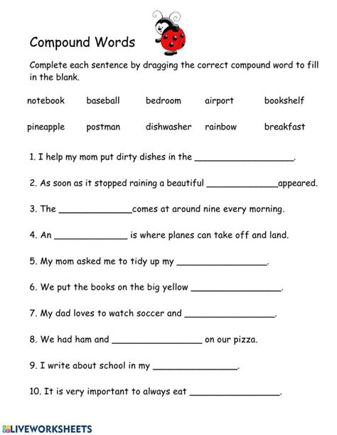 Compound Words Exercises