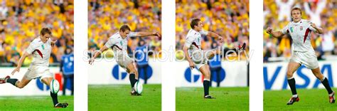 2003 Jonny Wilkinson Drop Goal Quadruple Print | Rugby Posters