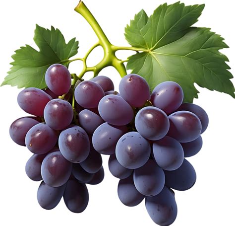 AI generated two red grapes on a transparent background 36108213 PNG