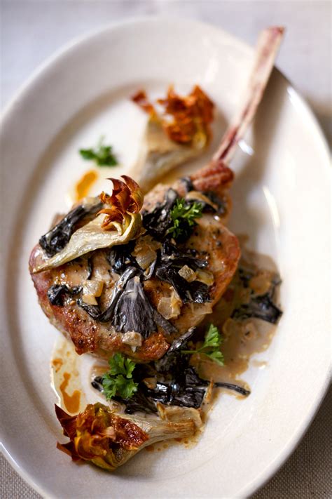 Roasted Veal Chops with Artichokes Recipe - Food Republic