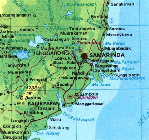 AMAZING INDONESIA: Samarinda City Map