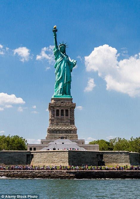 The Statue of Liberty was red before it turned green | Daily Mail Online