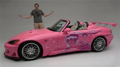 1/24 Fast F8 HONDA S2000 Pink Convertible Car Model Simulation Alloy Metal Diecast Model Vehicle ...