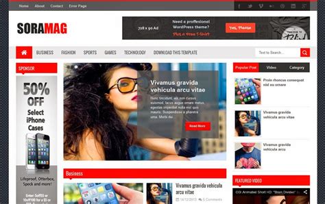 Blogger Magazine Templates