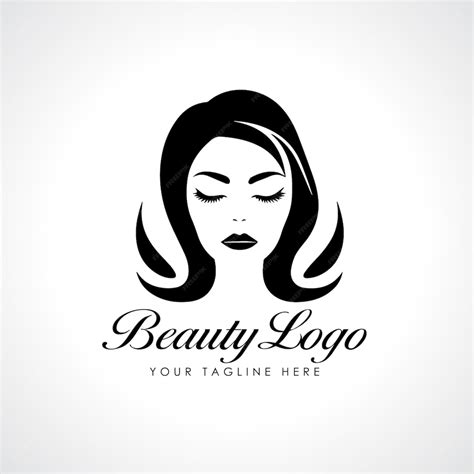 Premium Vector | Beauty logo design hair salon logo design