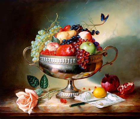 famous oil paintings of fruit - Say It One More Microblog Portrait Gallery