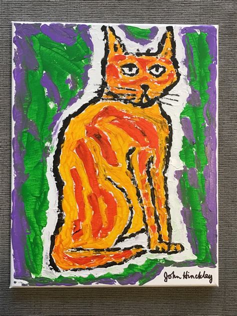 John Hinckley on Twitter: "My original CAT painting just listed on EBay ...