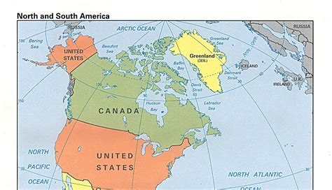 Map Of The Western Hemisphere | World Map 07