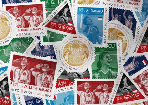 2020 Tokyo Olympics Vintage Stamps on Behance