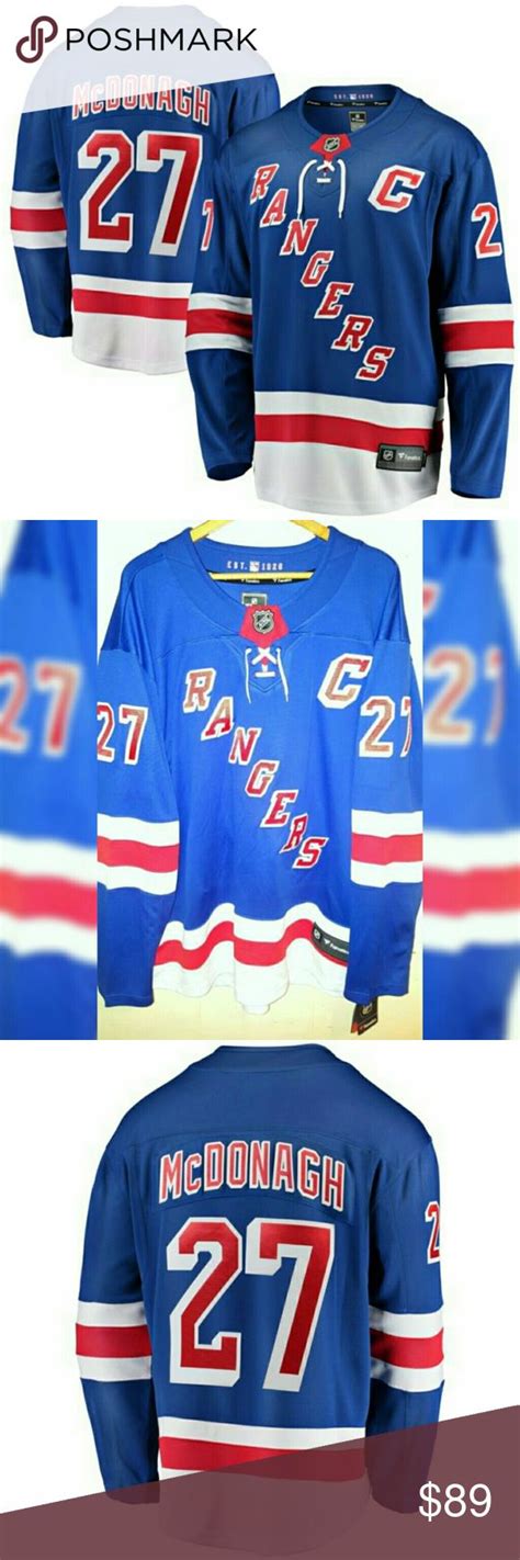 NHL NY Rangers Jersey Mens Medium, XL NWT