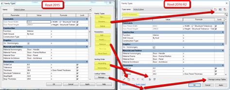 Revit Family Types