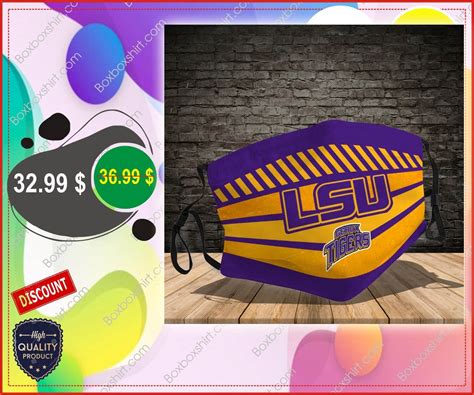 LSU tigers face mask