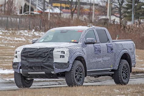 2023 Ford Ranger Raptor Spy Video Reveals Just Enough Towing Capacity ...