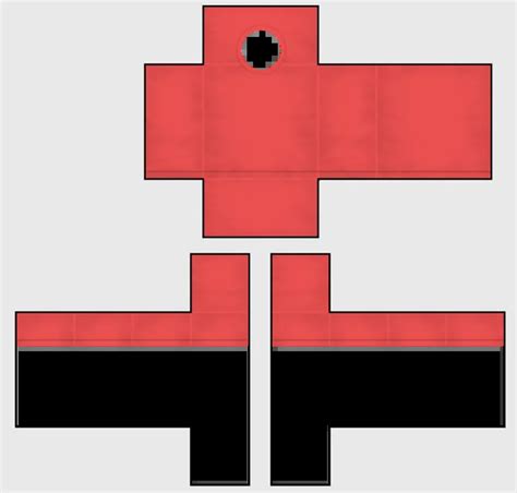 Free Red T-shirt with Shading Roblox Template Roblox Clothes Free design Templates for all ...