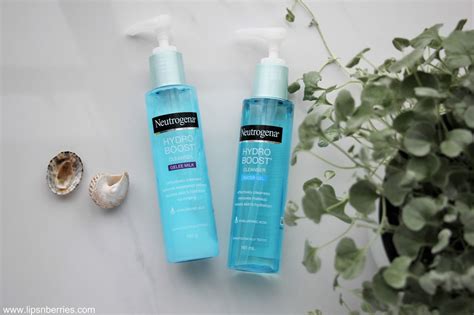 Neutrogena Hydro Boost Gel Cleansers Review | LIPS n BERRIES