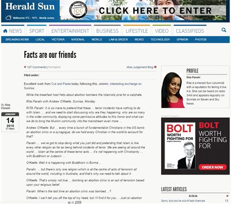 Rita Panahi: Herald Sun columnist | Herald Sun